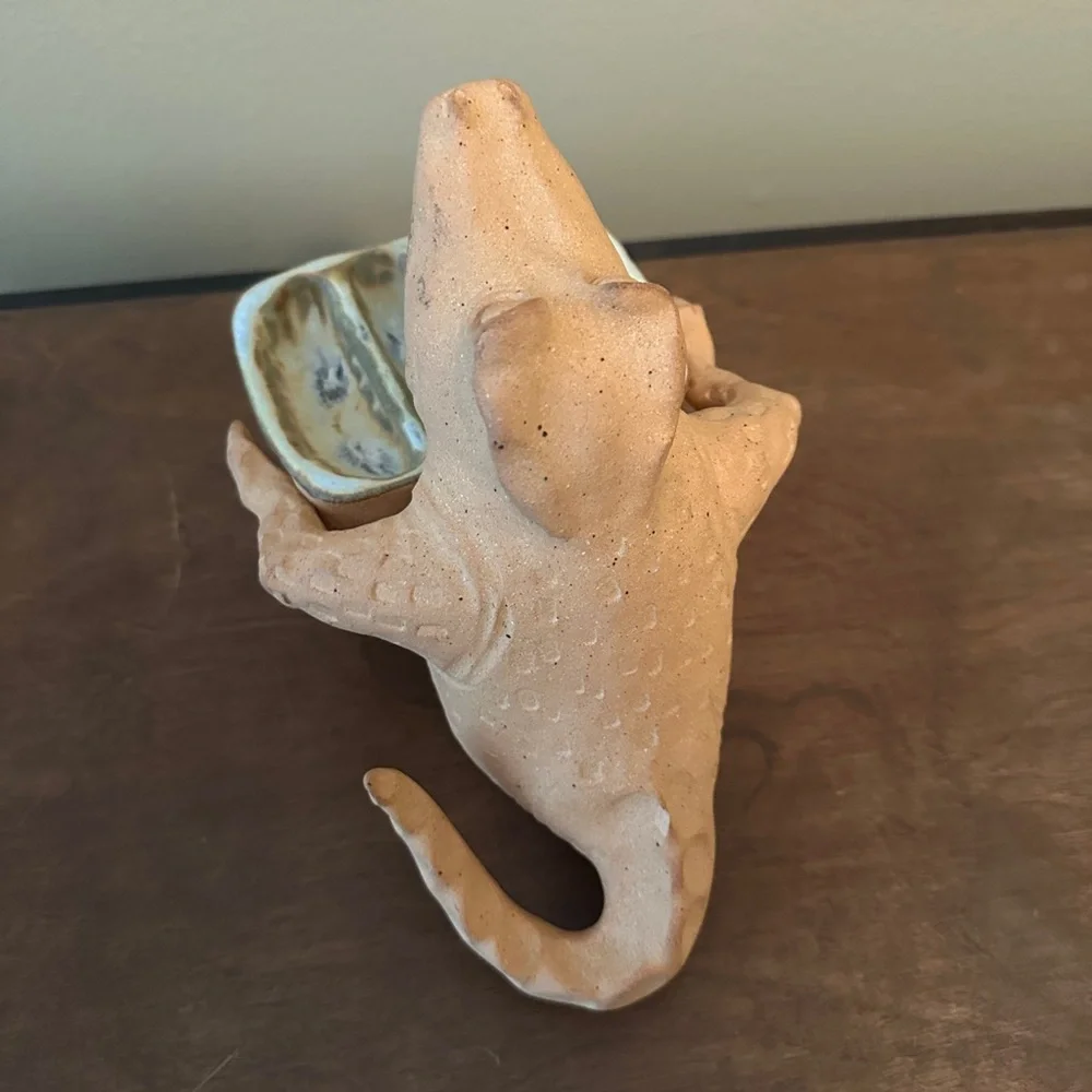 Unique Alligator Ceramic Soap Dish/Holder